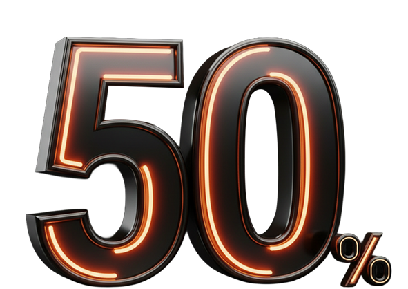 ۵۰٪ تخفیف ویژه