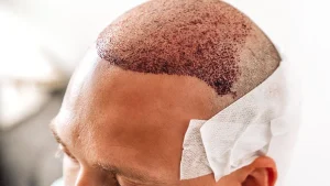 excessive scabbing after hair transplant