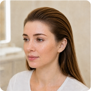female hair transplant: step 7