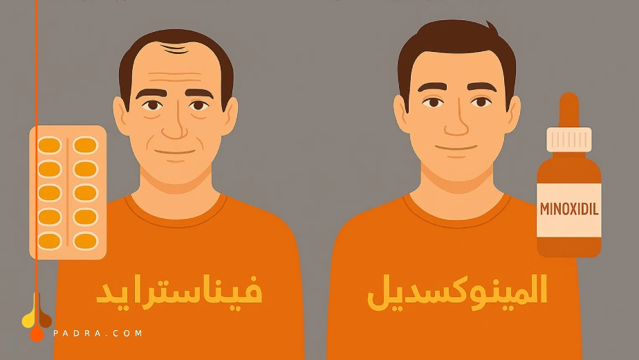 فرق المینوکسیديل و الفيناسترايد