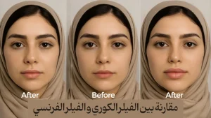 الفرق بين الفيلر الكوري والفرنسي