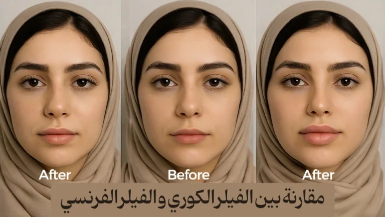 مقارنة للفيلر الكوري و الفيلر الفرنسي