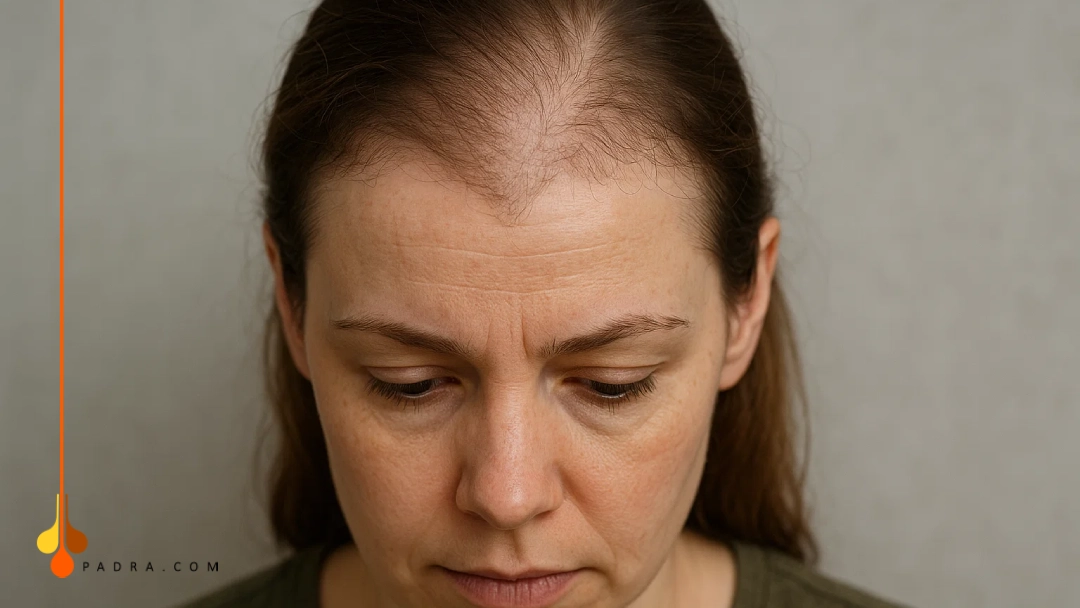 زراعة خط الشعر v شکل للنساء