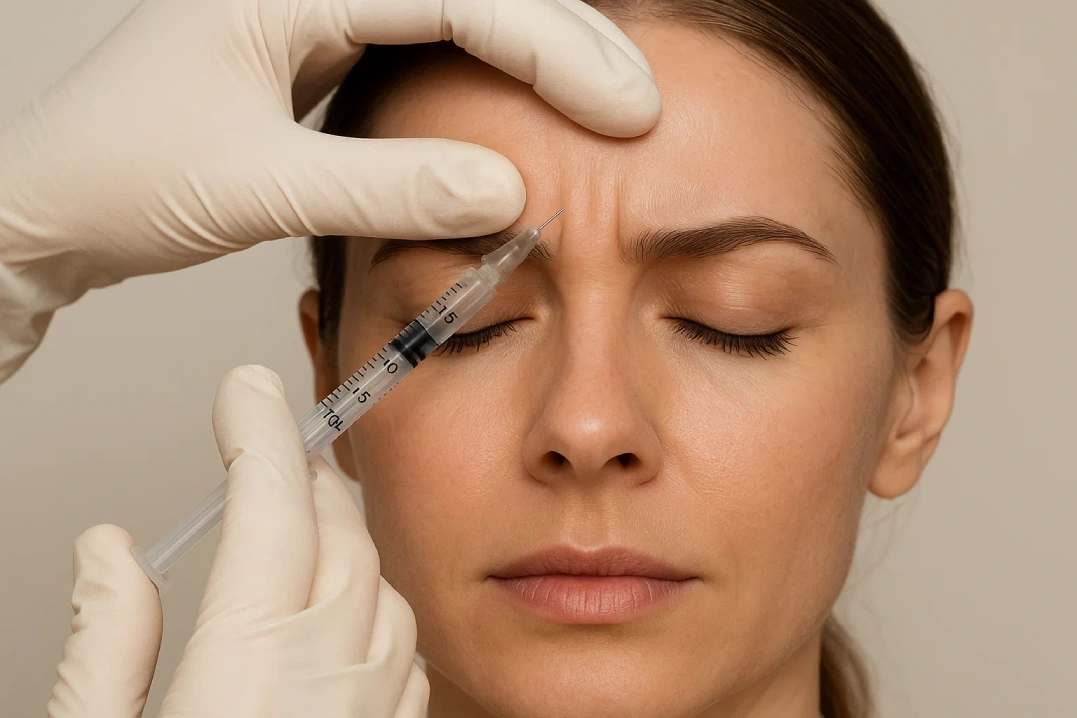 البوتوکس بین الحاجبین