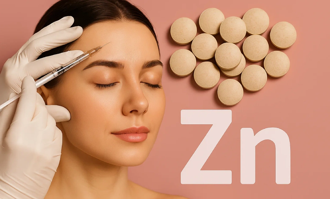 الزنک قبل زراعة الشعر