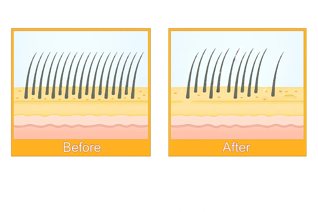 هل ينمو الشعر في المنطقة المانحة بعد زراعة الشعر