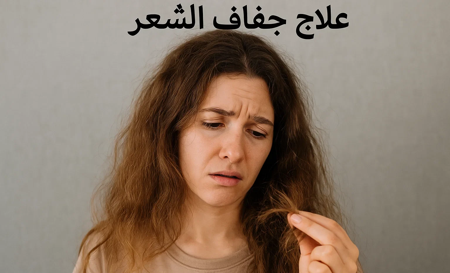 علاج جفاف الشعر