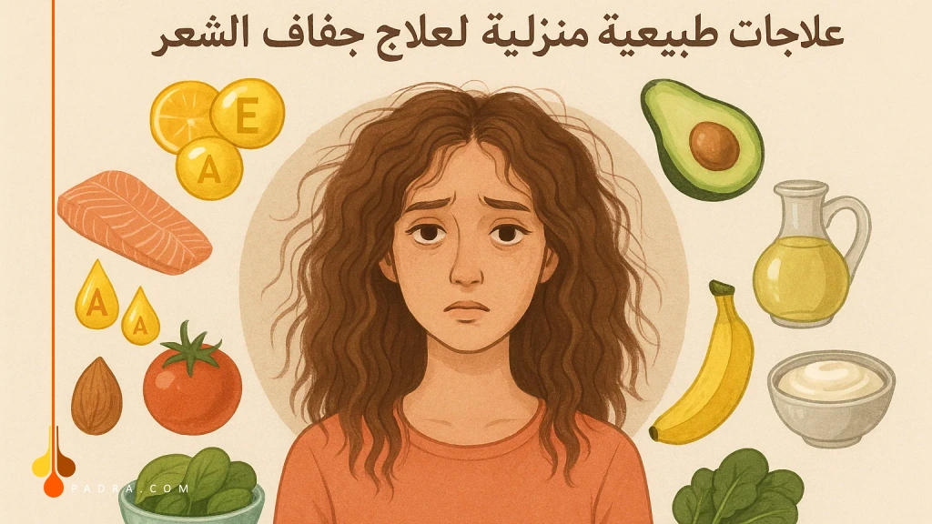 نظام صحی و علاجات طبيعية لعلاج جفاف الشعر