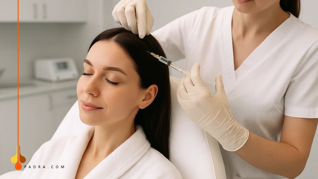 علاج جفاف الشعر بحقن الفیلر