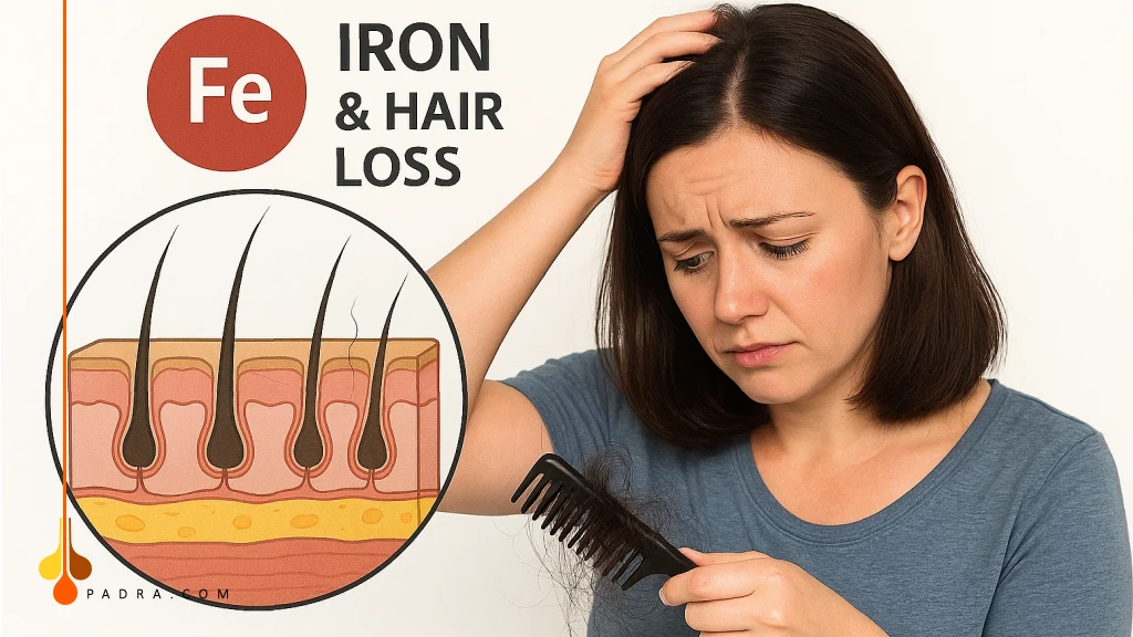 نقص الحديد على تساقط الشعر