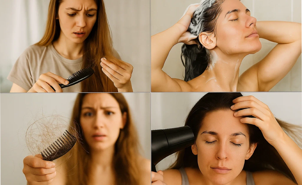 العادات اليومية التي تسبب تساقط الشعر