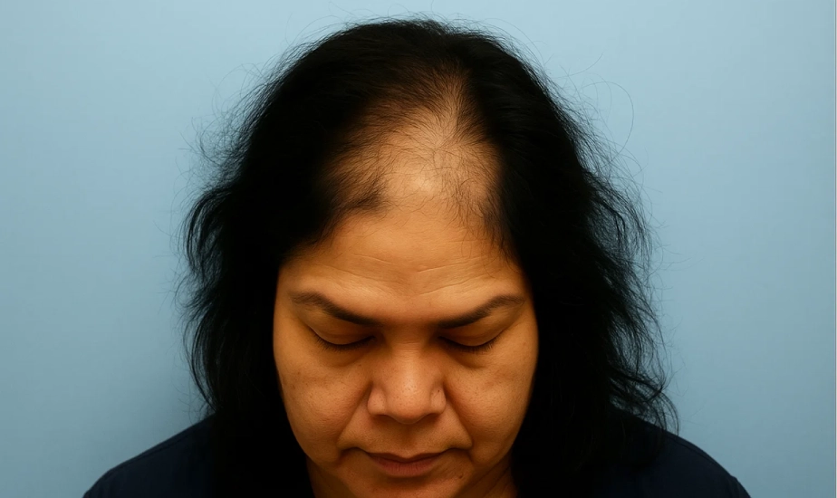 الصلع الوراثي عند النساء