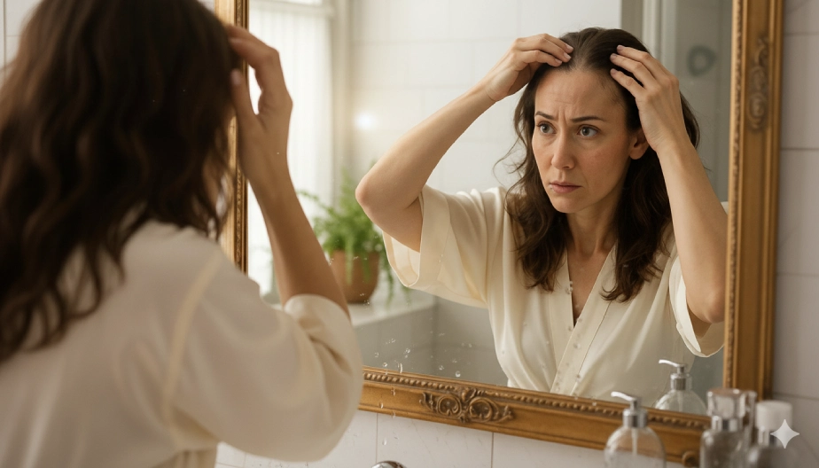 تساقط الشعر الكربي