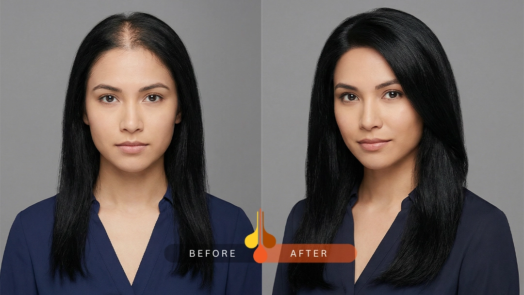 result of Women’s Hair Transplant