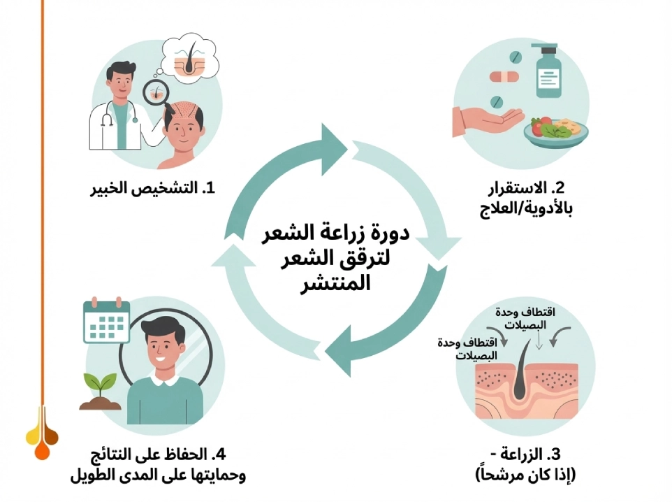 نهاية ترقق الشعر المنتشر