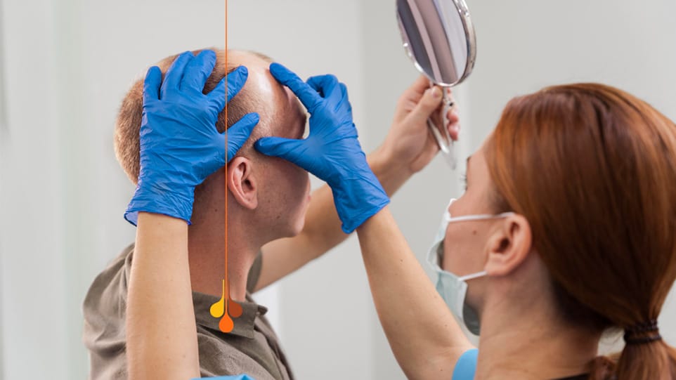 متخصصون ذوو خبرة عالية في زراعة الشعر