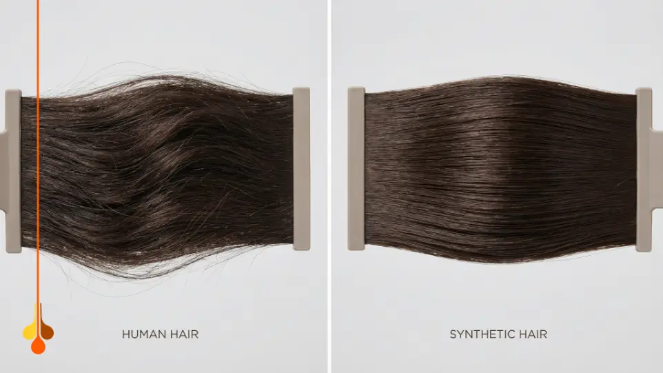Human vs. Synthetic Hair
