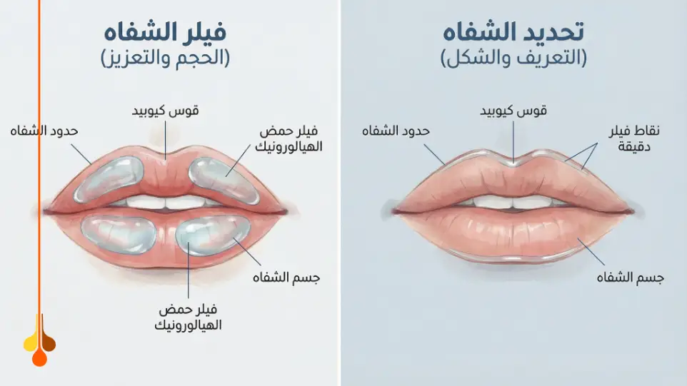 ـ"كونتور الشفاه" و"فيلر الشفاه