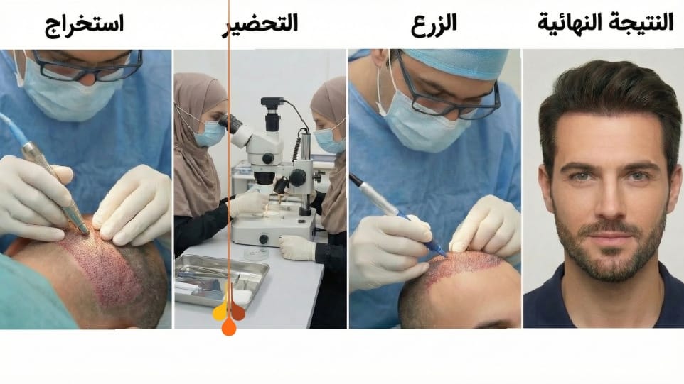 مرحله به مرحله فرآیند زراعة الشعرفي الكويت 