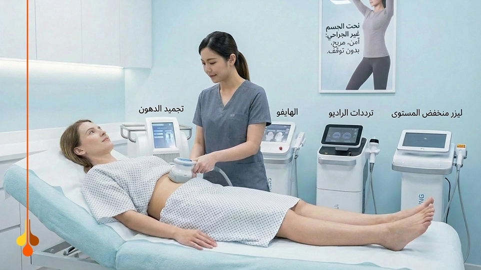 أنواع عمليات نحت الجسم