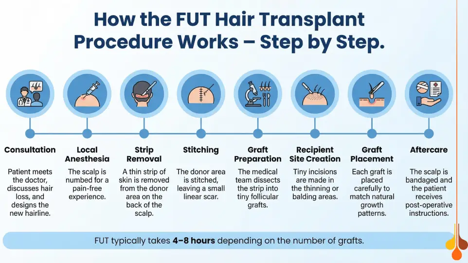 How the FUT Procedure Works Step by Step