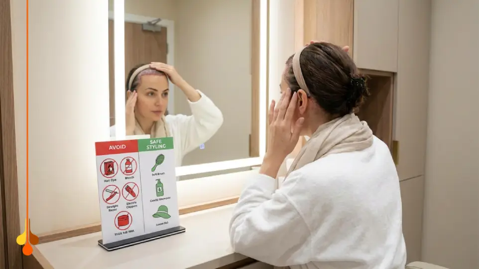 Styles and Tools to Avoid After Hair Transplant