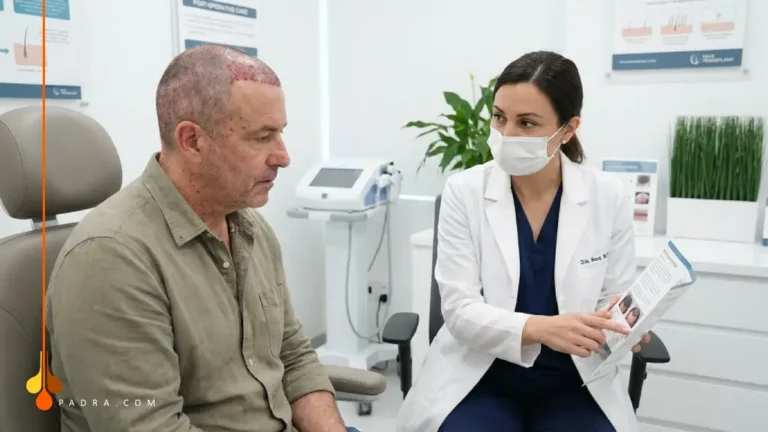 Instructions after hair transplant