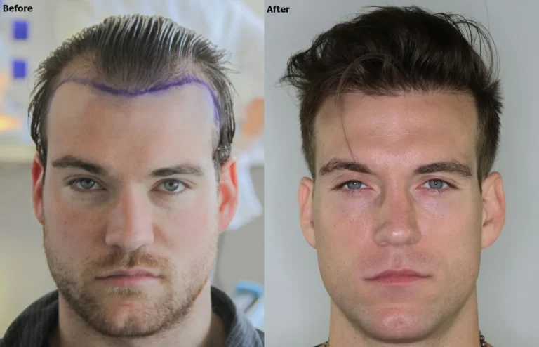 3500 Grafts Hair Transplant Before and After